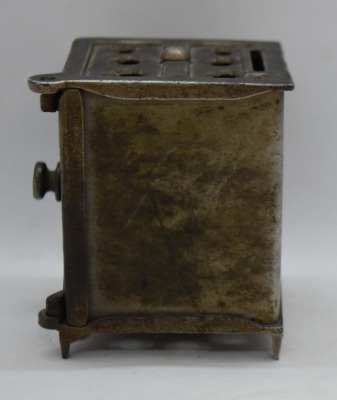 Cast Iron combination Home Safe still bank - 2