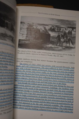 (8) Paper back volumes of Kansas Fort series books from the Kansas State Historical Society, (6) by Leo E. Oliva, (1) J. Patrick Hughes, (1) by William McKale/Wm D. Young, C. 1996, 1997, 1998, 2000 - 11