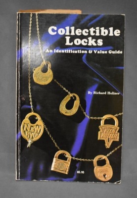 (2) Paperback books: 1 - Collectible Locks: An Identification & Value Guide, by Richard Holiner, Collector Books, KY, 1979; 2 - Padlock Collector: A Price Guide, Sixth Edition, by Franklin M. Arnall, The Collector, CA, 1996/98 - 7
