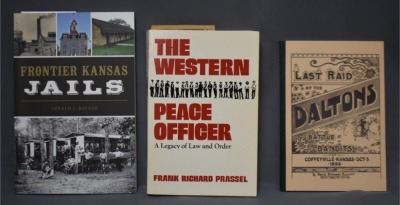 (3) Paperback books: 1 - Last Raid of the Daltons: Battle with Bandits, First Edition, by David Stewart Elliot, Coffeyville Journal Print, 1892; 2 - The Western Peace Officer: A Legacy of Law and Order, by Frank Richard Prassel, University of Oklahoma Pre - 2