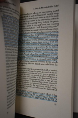 (3) Paperback books: 1 - Last Raid of the Daltons: Battle with Bandits, First Edition, by David Stewart Elliot, Coffeyville Journal Print, 1892; 2 - The Western Peace Officer: A Legacy of Law and Order, by Frank Richard Prassel, University of Oklahoma Pre - 8