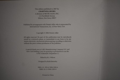 (2) Hard back books: 1 - Colt's Variations of the Old Model Pocket Pistol, 1848-1872, Second Revised Edition, by P.L. Shumaker, Borden Publishing Company, 1966; 2 - Colt Single Action: From Patersons to Peacemakers, by Dennis Adler, Chartwell Books Inc., - 5