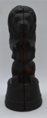A.C. Williams Cast Iron Circus lion on pedestal, 5.25" tall - 2