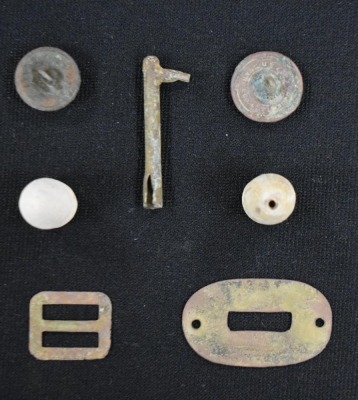 Small display of military relics/ artifacts from New Market, Virginia - 7