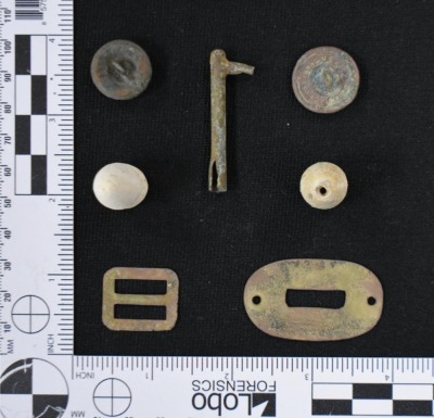 Small display of military relics/ artifacts from New Market, Virginia - 11