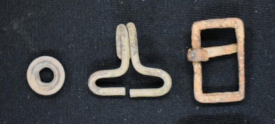 Small display of military relics/ artifacts from Trail of Tears, Ft. Gibson - 5