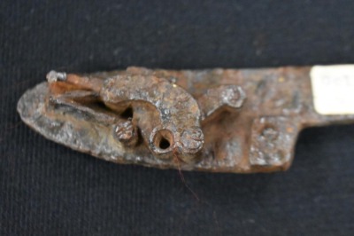Small display of military relics/ artifacts from Presidio/ The TX Revolution - 3