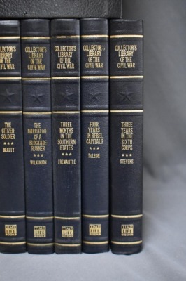 (26) Hard back volumes of Collectors Library of the Civil War, Time Life Books, various authors, 1981 - 10