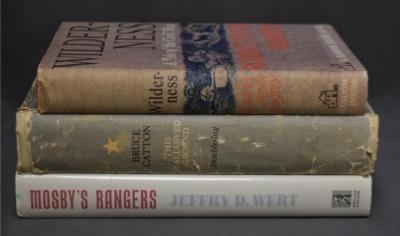 (3) Hard back books: 1 - This Hallowed Ground: The Story of the Union Side of the Civil War, by, Doubleday & Company, Inc. NY, 1955/56 Bruce Catton; 2 - Wilderness: A Tale of the Civil War, Book Club Edition, by Robert Penn Warren, Random House, NY, 1961;