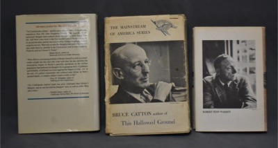 (3) Hard back books: 1 - This Hallowed Ground: The Story of the Union Side of the Civil War, by, Doubleday & Company, Inc. NY, 1955/56 Bruce Catton; 2 - Wilderness: A Tale of the Civil War, Book Club Edition, by Robert Penn Warren, Random House, NY, 1961; - 3