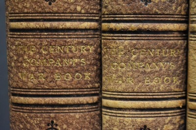 (4) Hard back volumes of The Century Company's War Book, Battles and Leaders of the Civil War, leatherbound, pub by The Century Co., NY, C.1884-1887 - 2