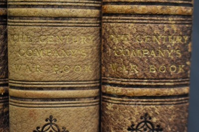 (4) Hard back volumes of The Century Company's War Book, Battles and Leaders of the Civil War, leatherbound, pub by The Century Co., NY, C.1884-1887 - 3
