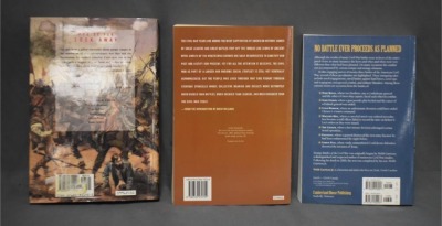 1 - Hardback book, Until the End: A Novel of the Civil War, by Harold Coyle, Simon & Schuster, 1996 ; (2) - Paperback books: 2 - Strange Battles of the Civil War, by Webb Garrison, Jr., Cumberland House Publishing, Inc., TN, 2001; 3 - A People's History o - 3