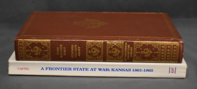(2) Books: 1 - Hardback book, John Brown's Body, by Stephen Vincent Benet, International Collector's Library, NY, 1954/55; 2 - Paperback book, A Frontier State at War: Kansas 1861-1865, by Albert Castel, Kansas Heritage Press, 1958, 1992