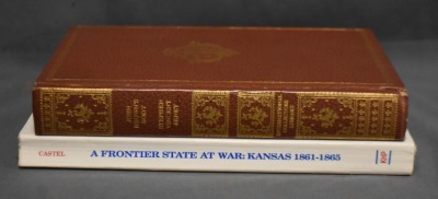 (2) Books: 1 - Hardback book, John Brown's Body, by Stephen Vincent Benet, International Collector's Library, NY, 1954/55; 2 - Paperback book, A Frontier State at War: Kansas 1861-1865, by Albert Castel, Kansas Heritage Press, 1958, 1992