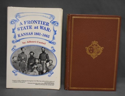 (2) Books: 1 - Hardback book, John Brown's Body, by Stephen Vincent Benet, International Collector's Library, NY, 1954/55; 2 - Paperback book, A Frontier State at War: Kansas 1861-1865, by Albert Castel, Kansas Heritage Press, 1958, 1992 - 2