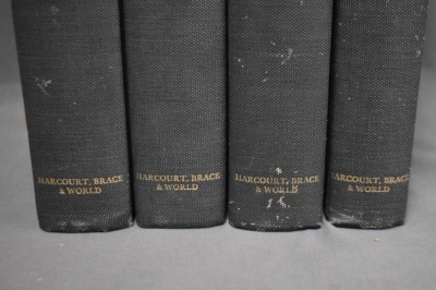 (4) Hard back volumes of Abraham Lincoln, The War Years by Carl Sandburg - 3