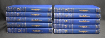 (10) Hard back volumes of The Photographic History of the Civil War In Ten Volumes, Semi-Centennial Memorial Edition, edited by Francis Miller, copyright 1911