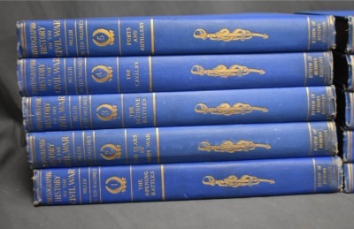(10) Hard back volumes of The Photographic History of the Civil War In Ten Volumes, Semi-Centennial Memorial Edition, edited by Francis Miller, copyright 1911 - 2