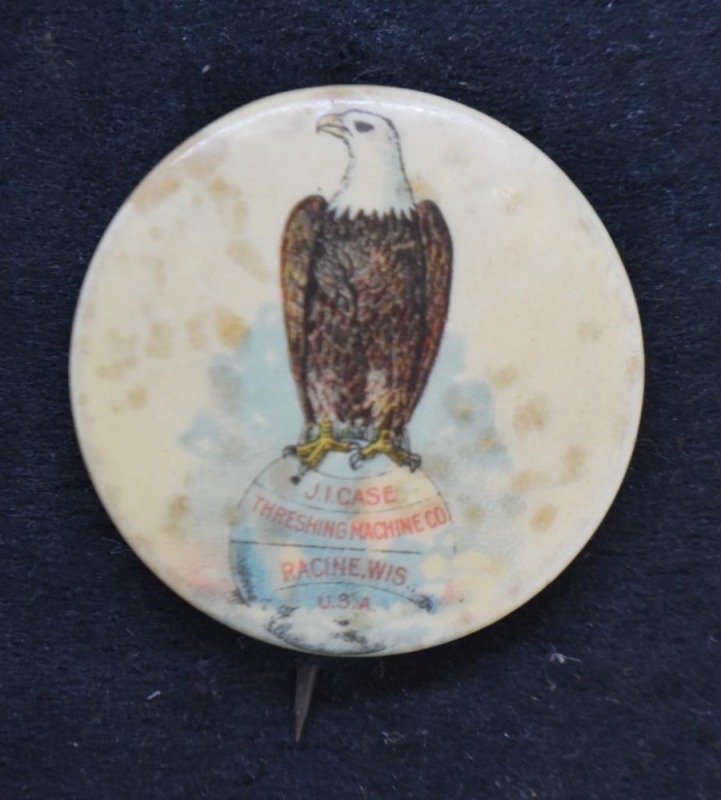 J.I. Case Threshing Machine Co. pinback button
