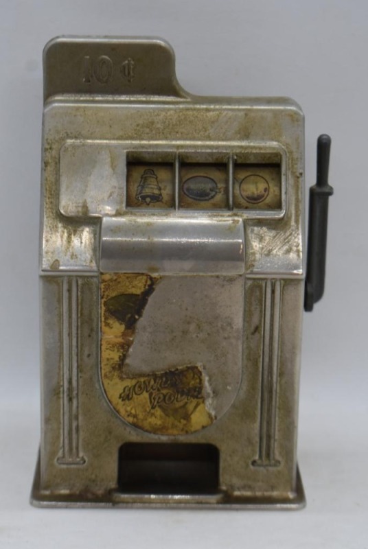 Vintage Howdy Podner Slot Machine, Rexco Las Vegas Nevada, 10 Cent
