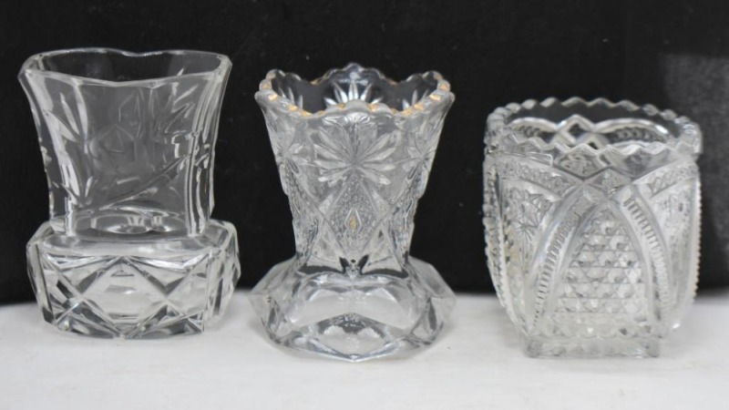 (3) EAPG 2.5" toothpick holders