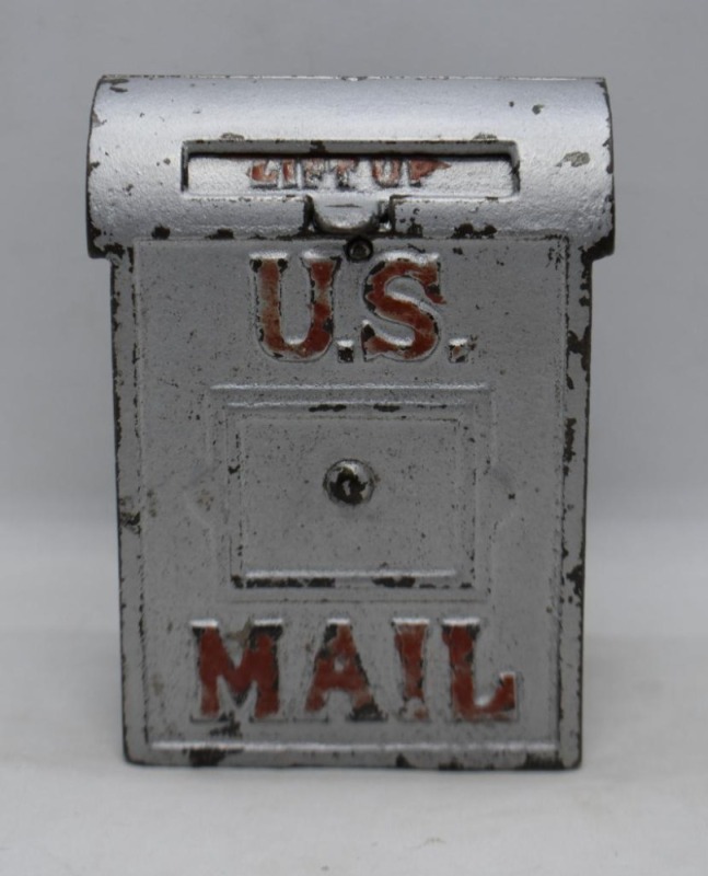 Cast Iron "U.S. Mail" 4.5" still bank