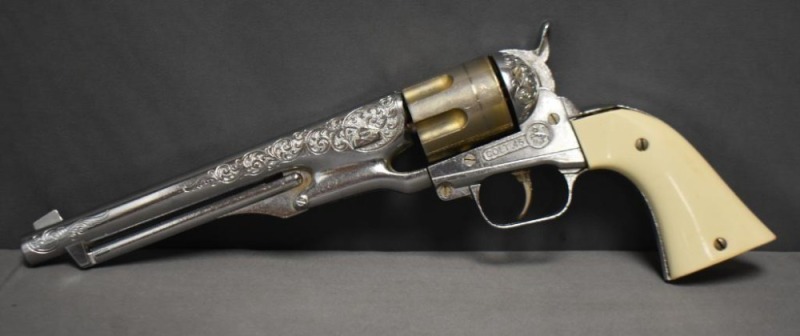 1950's Hubley Colt .45 toy cap gun, 14"l