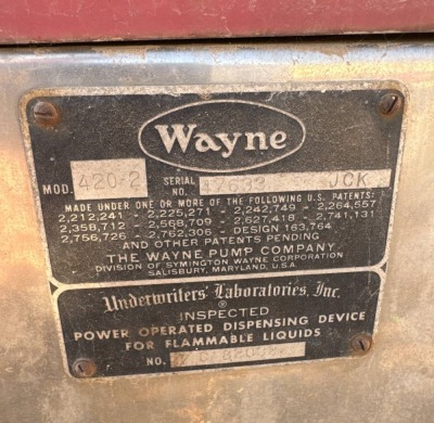Wayne Model 420 Gasoline Pump - 11