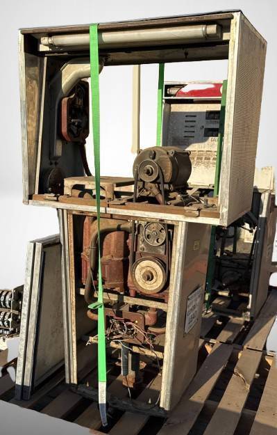Vintage Gasoline Pump Shell and Components