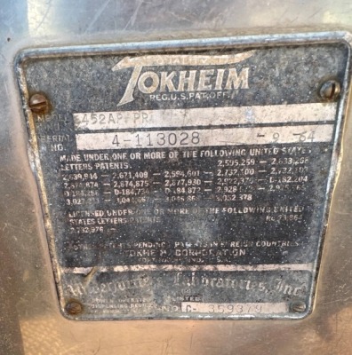 Tokheim Model 3452 Gas Pump Dispenser - 8