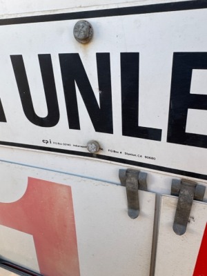Metal Gas Station Price Display Sign - 6