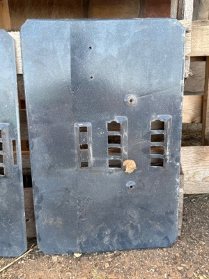 Metal Gas Pump Face Panels, 21" x 13.5" - 8