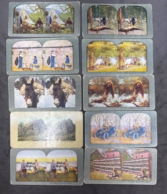 Approx 65 Hunting-Themed Stereoscope Cards - 4