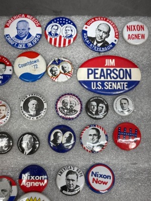 U.S. Political Campaign Buttons - 3