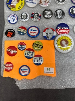 U.S. Political Campaign Buttons - 6