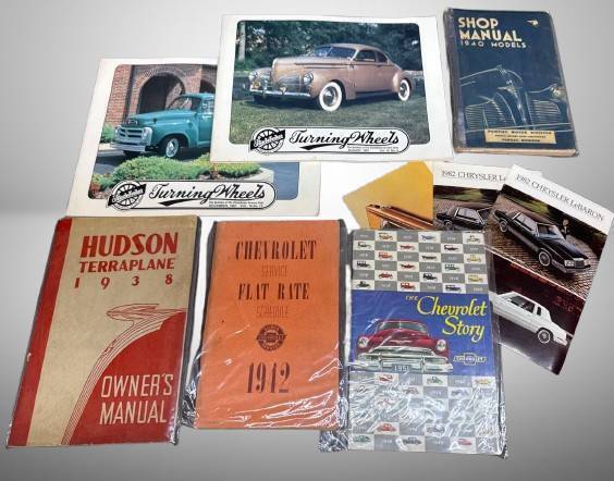 Vintage Car Manuals and Memorabilia