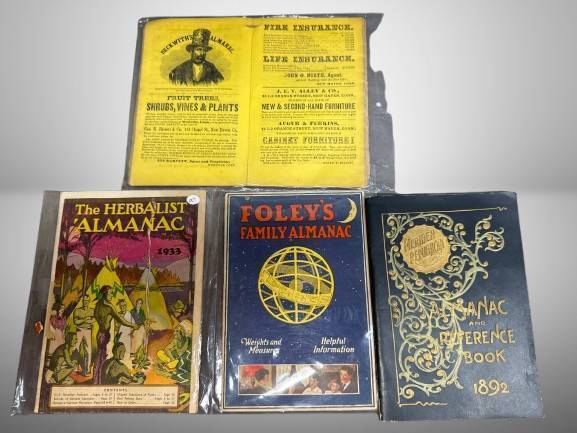 Historical Almanacs, 1857-1933