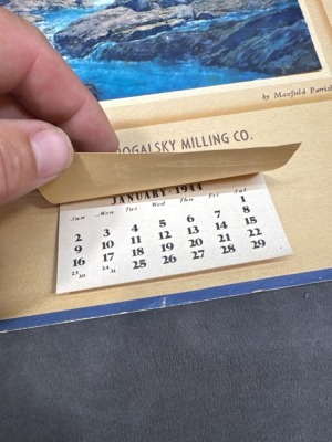 1940s Wall-Rogalsky Milling Co. Calendars - 3