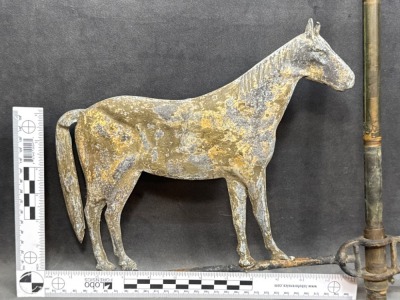 Iron Horse Weathervane with Mounting Rod - 4