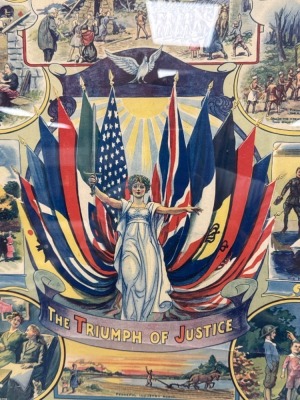 1919 "The Triumph of Justice" Framed Print - 2