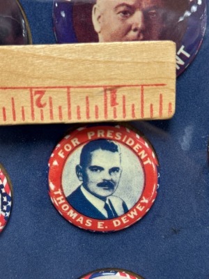 Framed Collection of Political Campaign Buttons - 8
