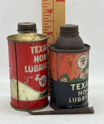 Two Texaco Home Lubricant Cans - 4