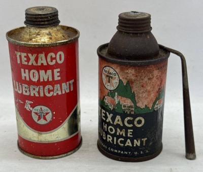 Two Texaco Home Lubricant Cans - 7