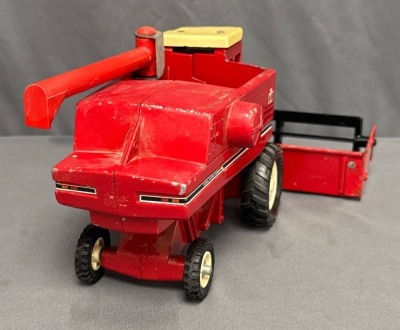ERTL Die-Cast IH Combine with Attachments - 7