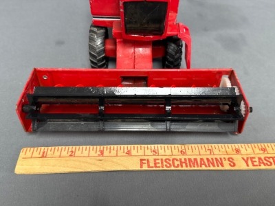 ERTL Die-Cast IH Combine with Attachments - 9