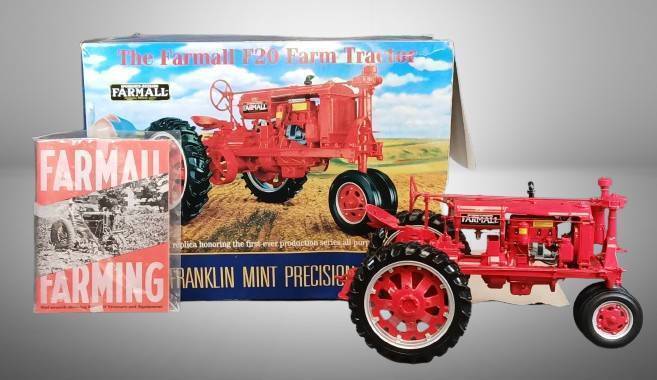 Franklin Mint Precision Farmall F-20 Diecast Tractor, original box