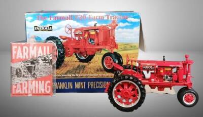 Franklin Mint Precision Farmall F-20 Diecast Tractor, original box