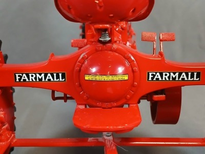 Franklin Mint Precision Farmall F-20 Diecast Tractor, original box - 6