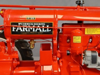 Franklin Mint Precision Farmall F-20 Diecast Tractor, original box - 7